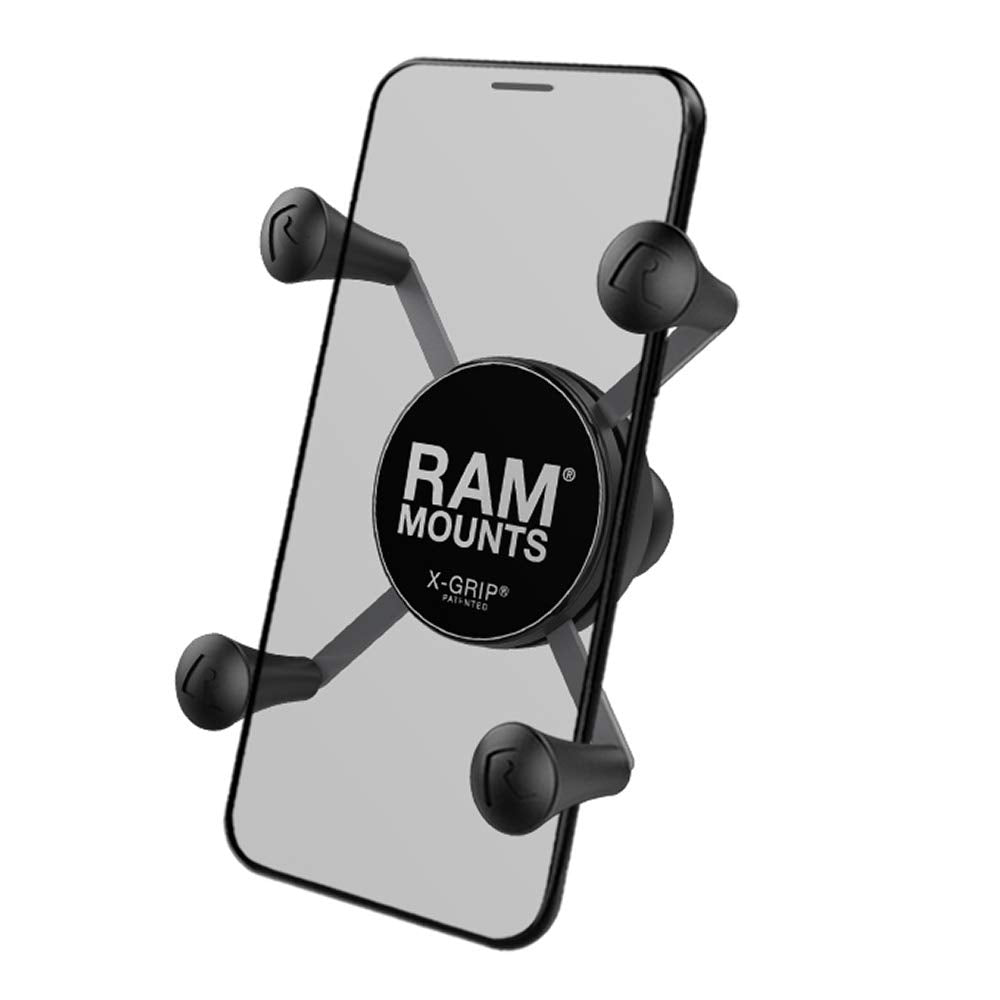 RAM Mounts X-Grip Universal Phone Holder with Ball RAM-HOL-UN7BU with B Size 1 Ball