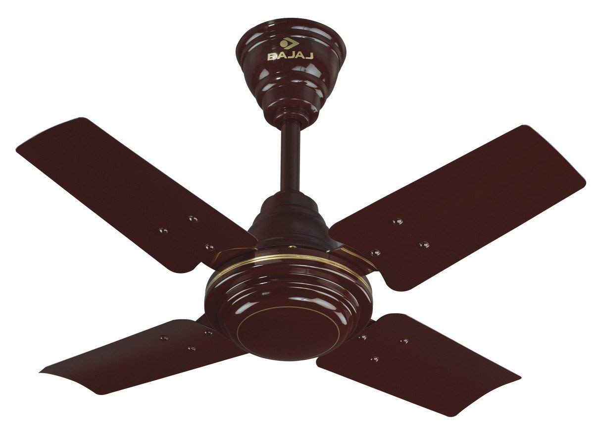 Bajaj Maxima 600 Mm Ceiling Fan | High Speed | Double Ball Bearing | QuickStart High Torque Motor | 2Yr Warranty Brown