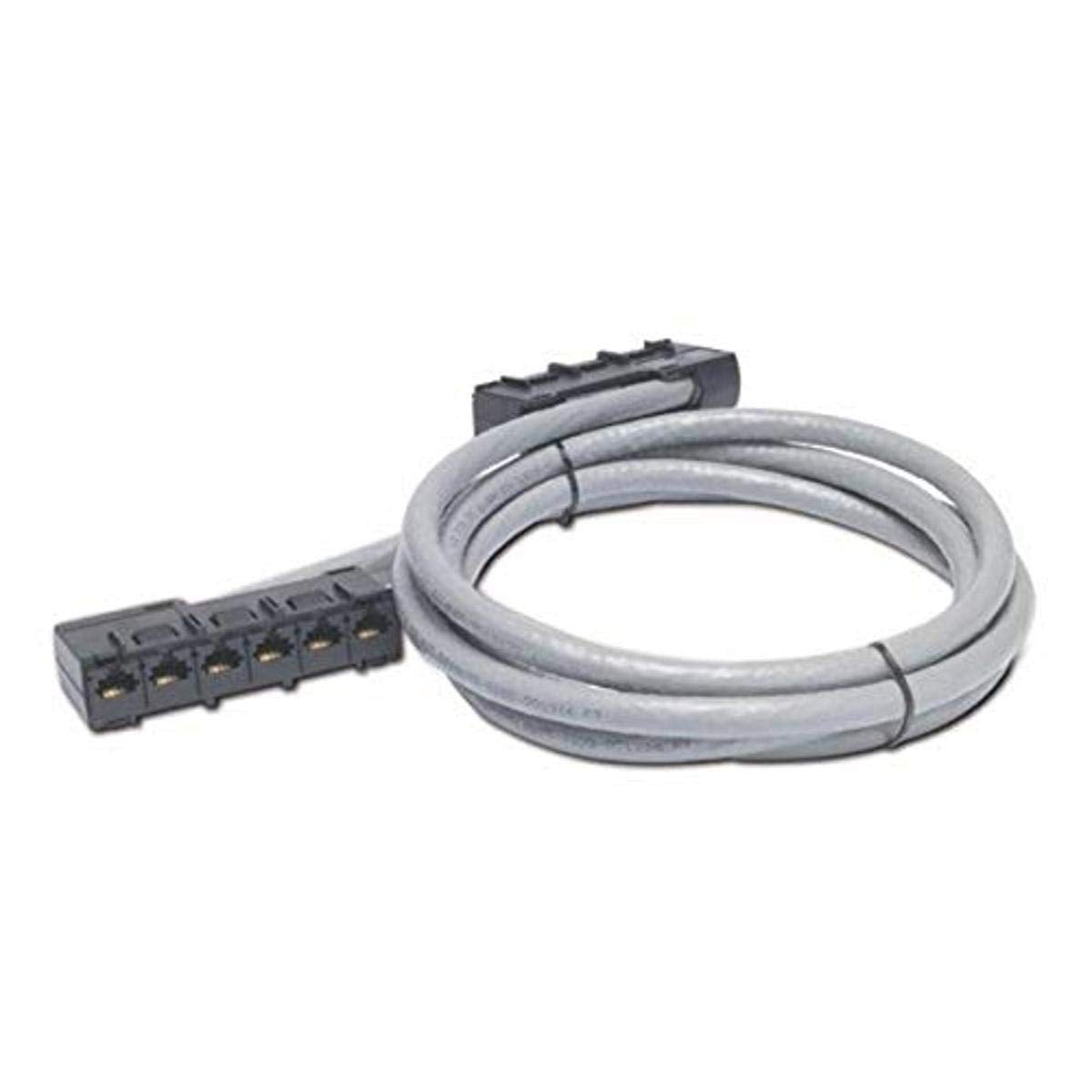 Apc Data Distribution Cable, Cat5E Utp Cmr Gray, 6Xrj 45 Jack To 6Xrj 45 Jack, 2