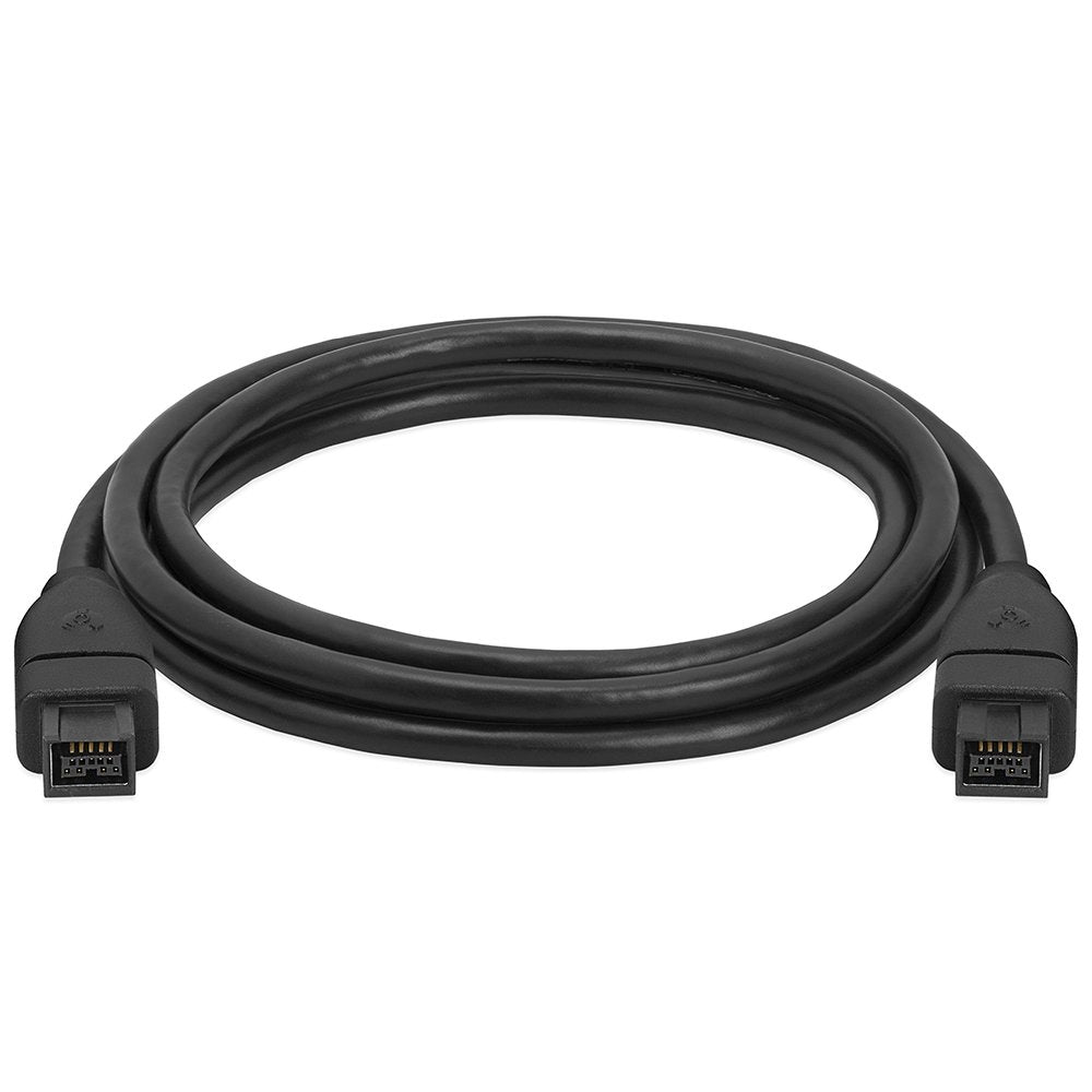Cmple - 6FT FireWire 800 BETA 9-Pin/9-Pin - IEEE 1394b High Speed Firewire 9 Pin to 9 Pin Cable for MacBook Pro, PC Computer - 6