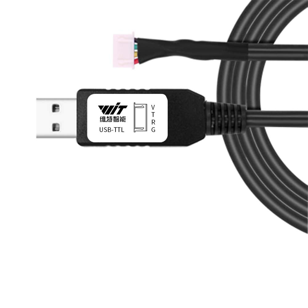 Witmotion Usb To Ttl Uart Converter Cable With Ch340 Chip, Terminated By 4 Way Female Socket Header, Serial Adapter (1M/3.28Ft,