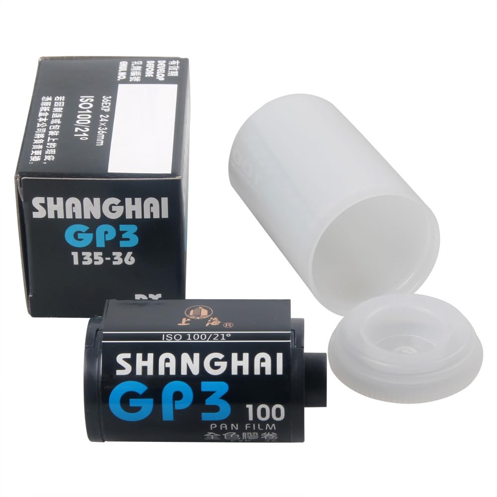 10 Rolls Shanghai Black & White Gp3 135 35Mm 36Exp Iso 100 B&W B/W Film Auto Dx