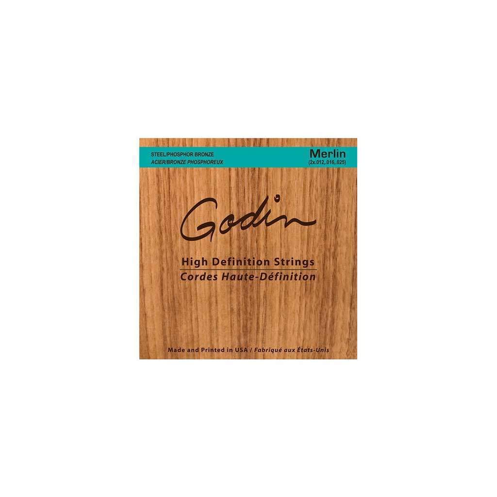 Seagull Guitars Merlin Strings   Steel/Phosphor Bronze Strings For M4