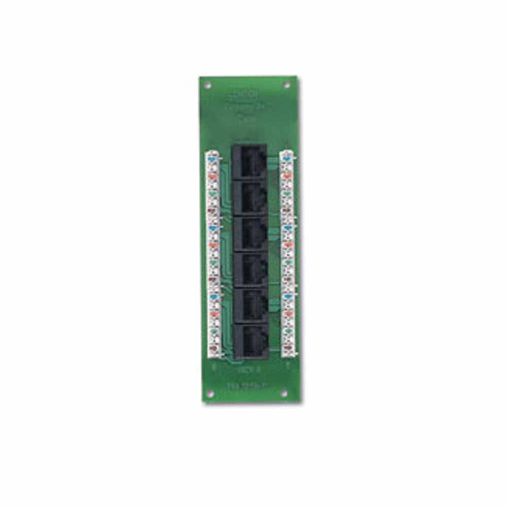 Leviton 47603 C5 Category 5E Voice and Data Expansion Board, Green