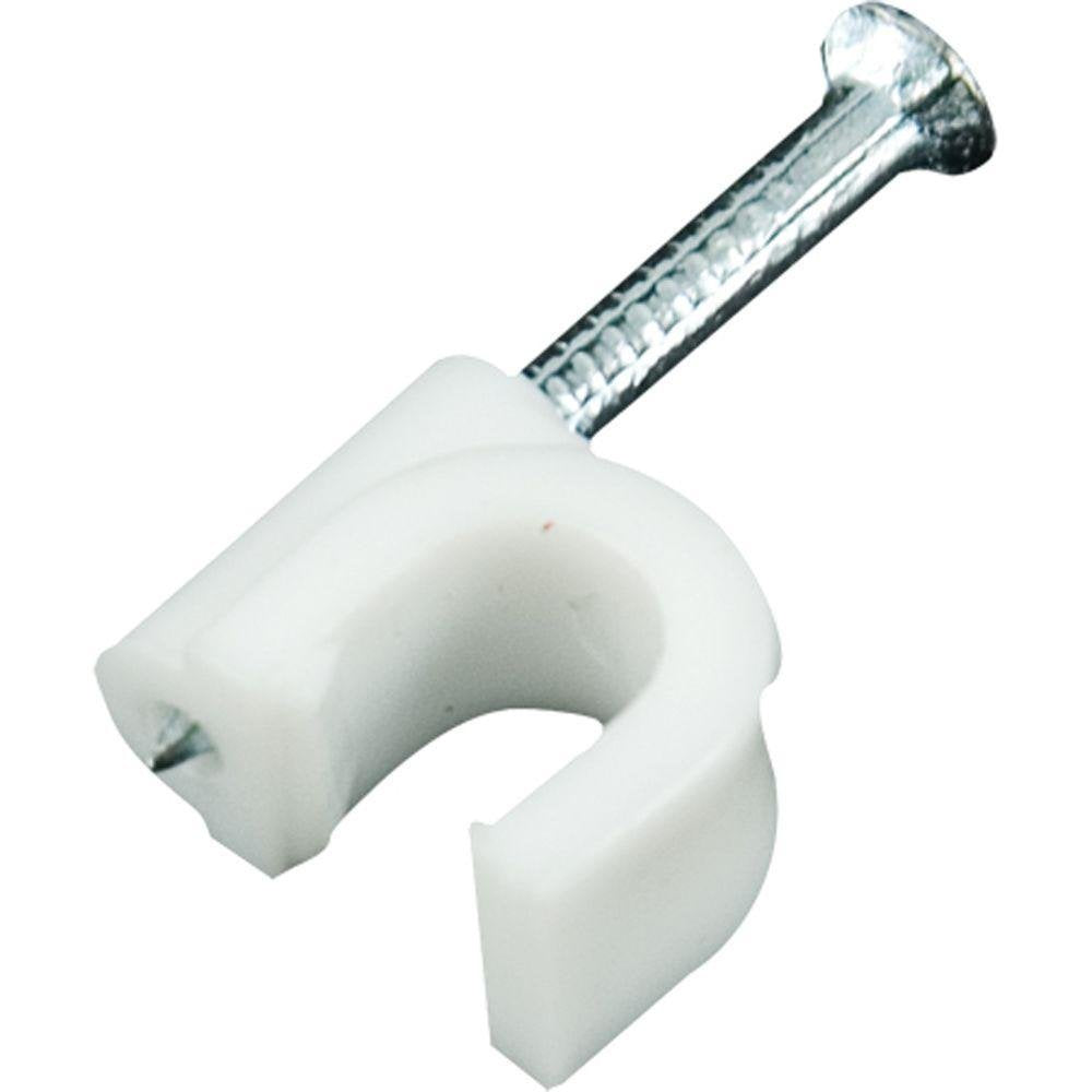 Truvic 100 Pcs 8Mm Diameter Wire Fastener Circle Cable Clips With Metal.