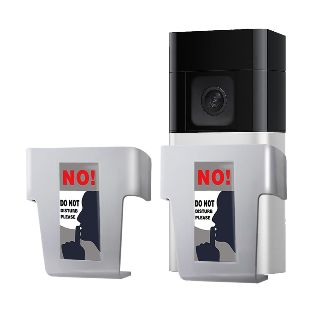 No Soliciting Do Not Disturb Sign For House, Compatible With Doorbell 1/2 Plus And 2Nd Generation, Please Do Not Ring Signs, Sui