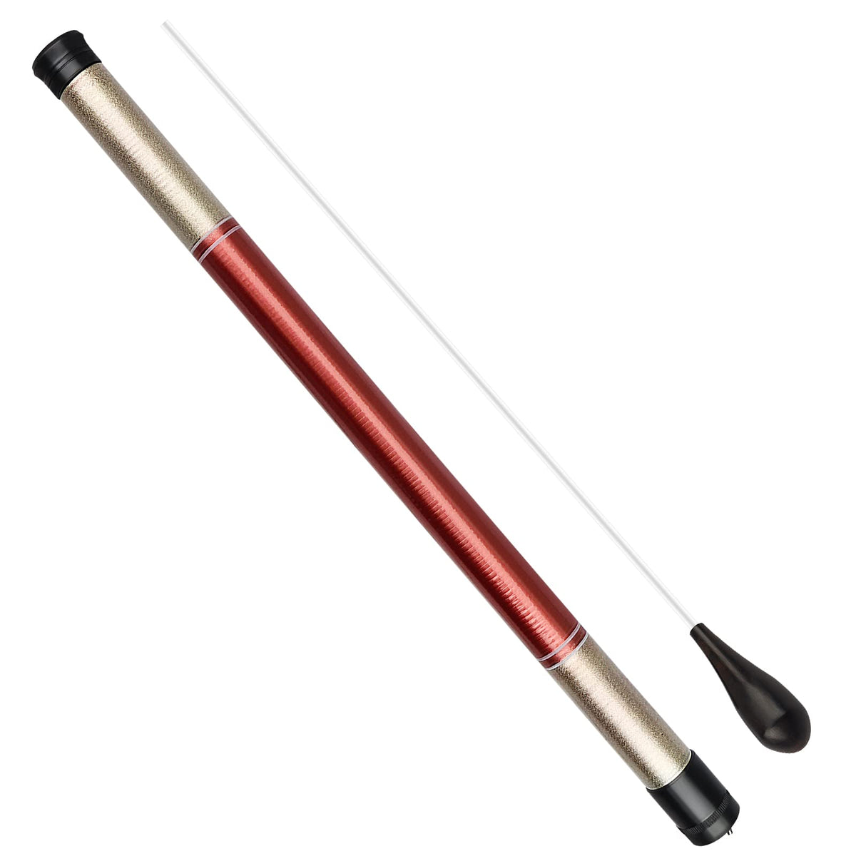 Sdarming Conducting Baton, Conductor Baton, Music Baton, Orchestra Baton With Storage Cylinder Ebony Handle, Music Baton For Cho