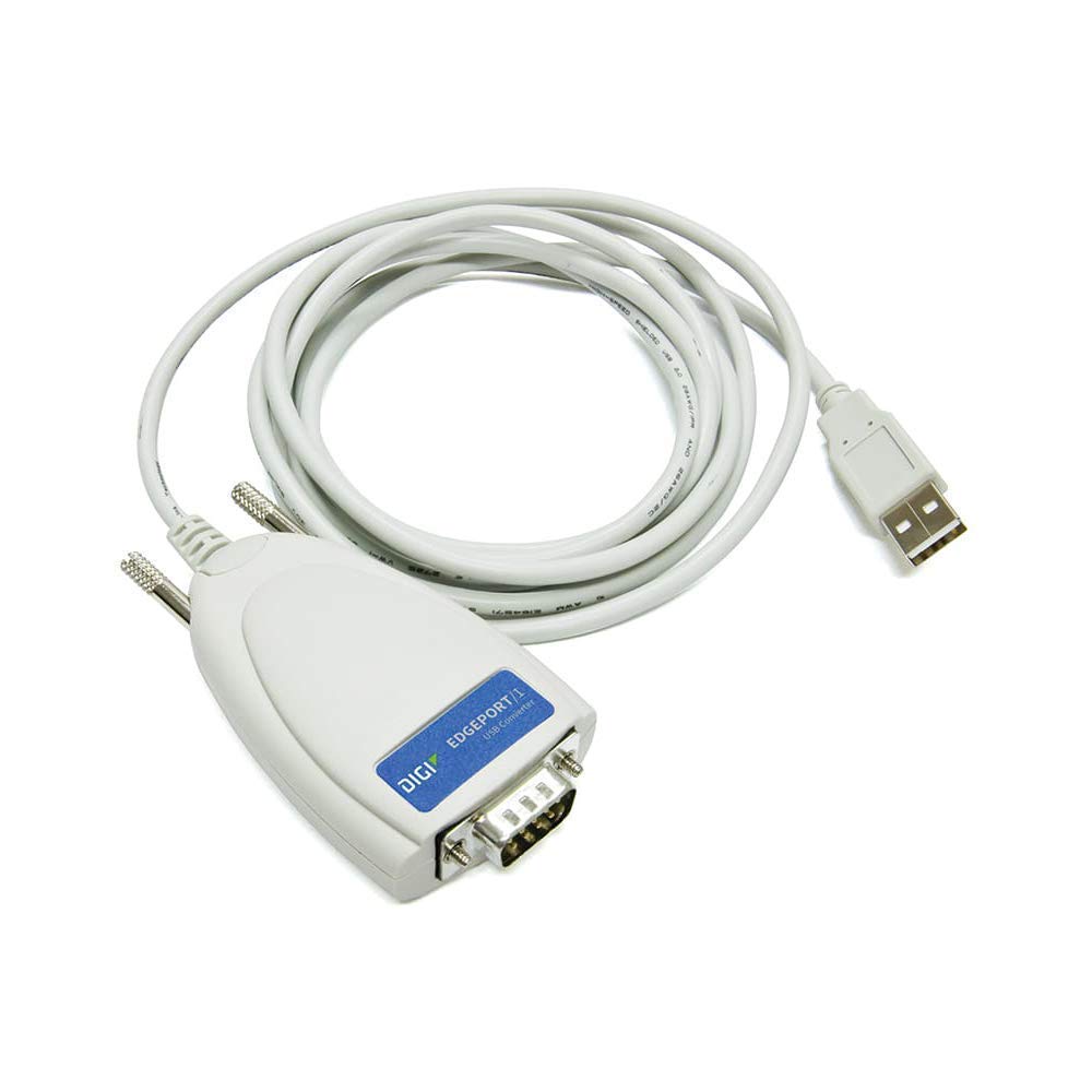 Digi Edgeport 1 Port Rs-232 Db-9 To Usb Converter With Captive 2 Meter Usb Cable