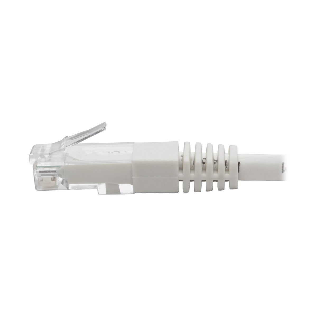 Tripp Lite Cat6 Cat5E Gigabit Molded Patch Cable Rj45 M/M White 550Mhz 100Ft 100' (N200 100 Wh)