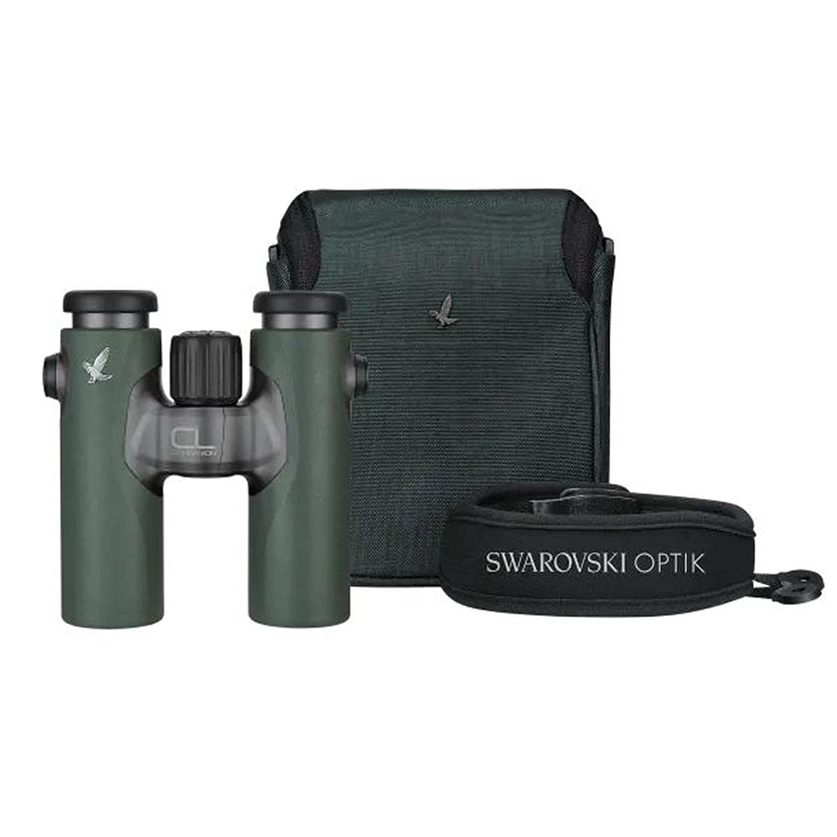 Swarovski Optik 8x30 CL Companion Wild Nature Waterproof Roof Prism Binocular with 7.6 Degree Angle of View, Green, (58231)