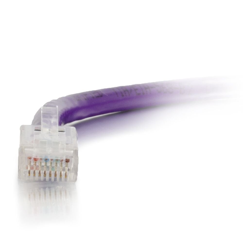 C2G 04222 Cat6 Cable   Non Booted Unshielded Ethernet Network Patch Cable, Purple (14 Feet, 4.26 Meters)