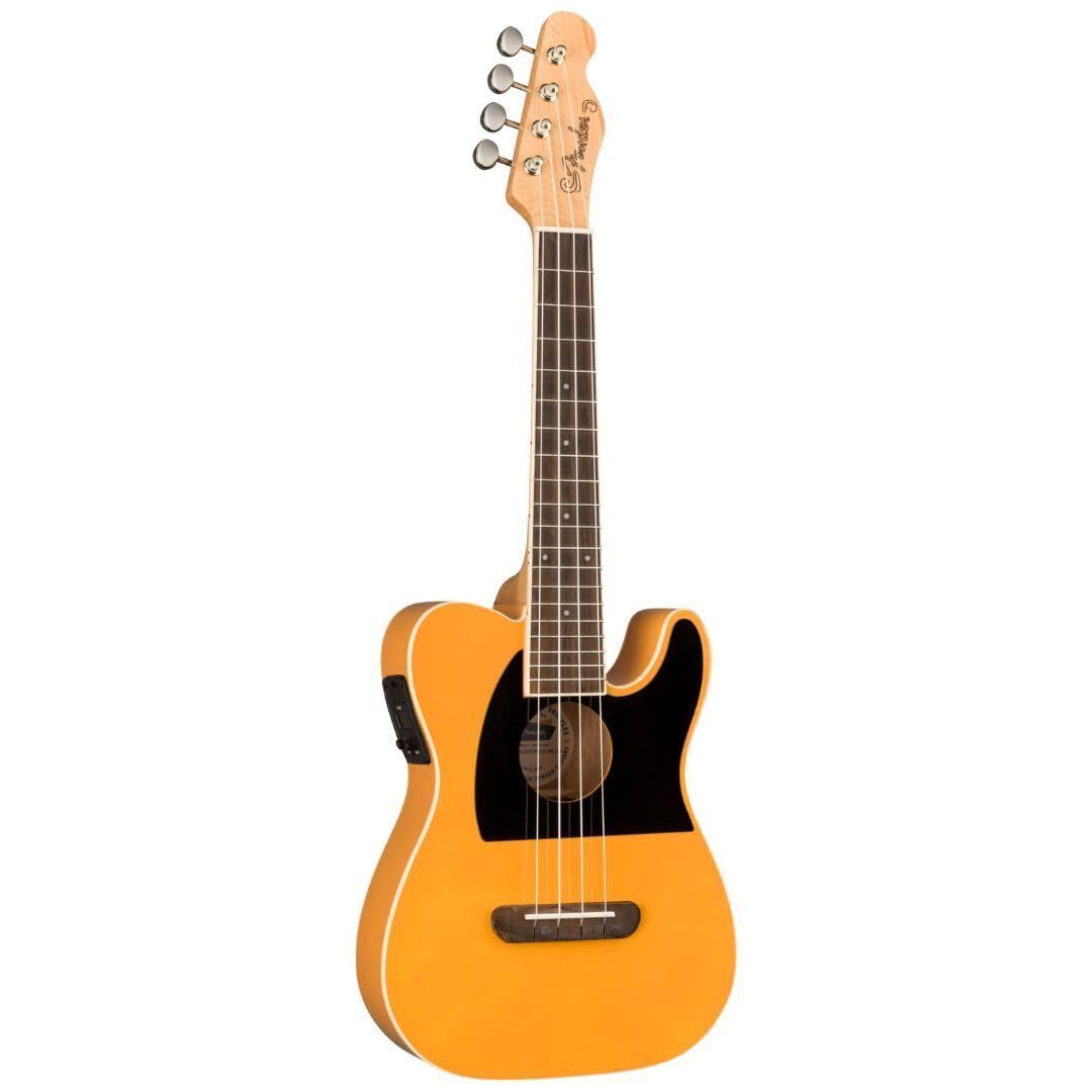 Fender Fullerton Tele Concert Ukulele, Butterscotch Blonde 28.1 X 11.1 X 3.6 Inches