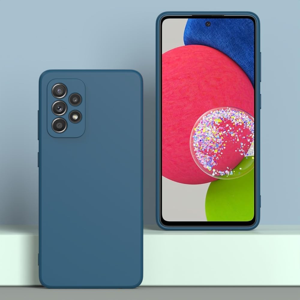 Wogroo For Samsung Galaxy A72 Case Dark Blue, Scratch Resistant With Soft Touch, Slim Thin Phone Cover For Samsung Galaxy A72