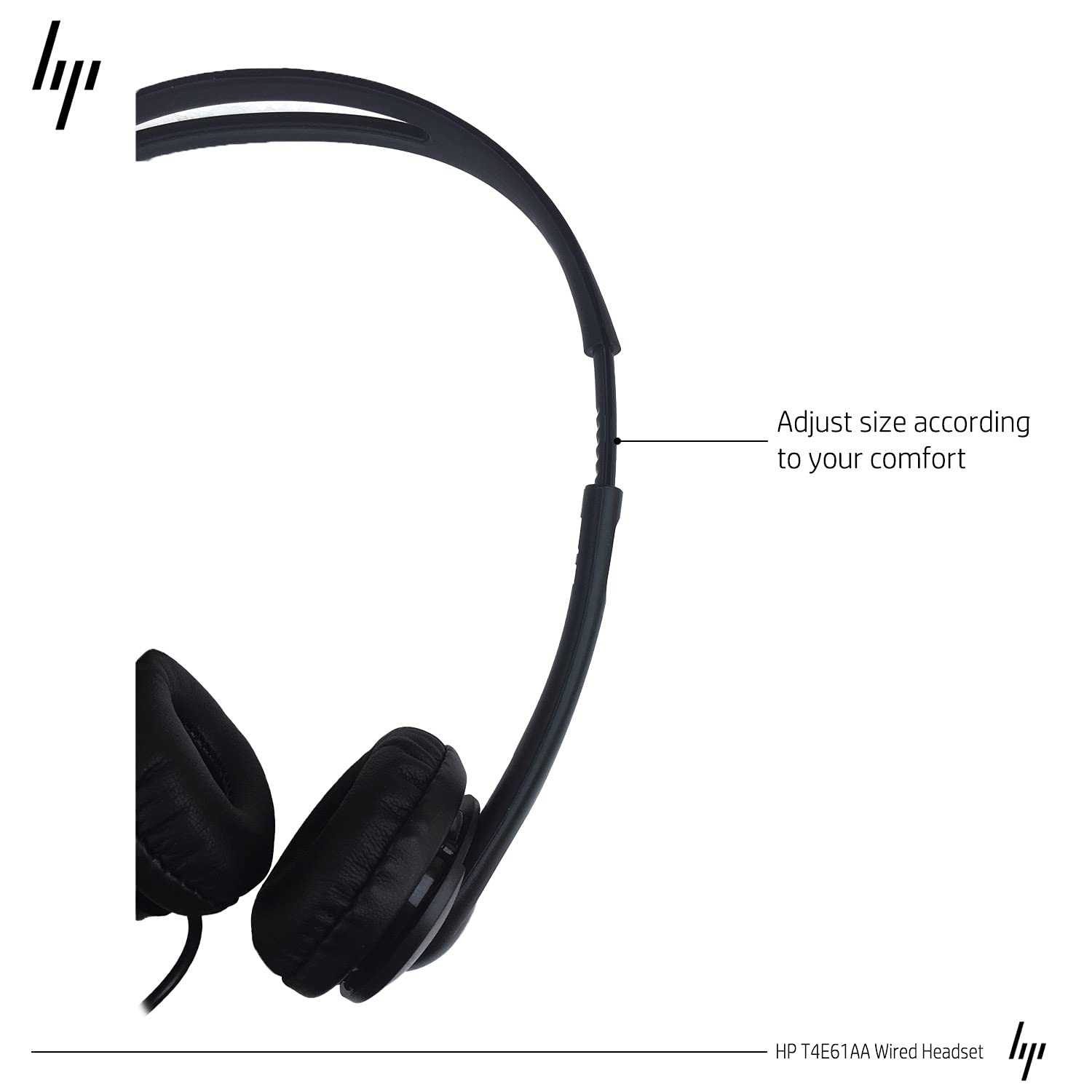 Hp Wired Mic Headset W/Microphone For Pc (3.5Mm Stereo Connector)
