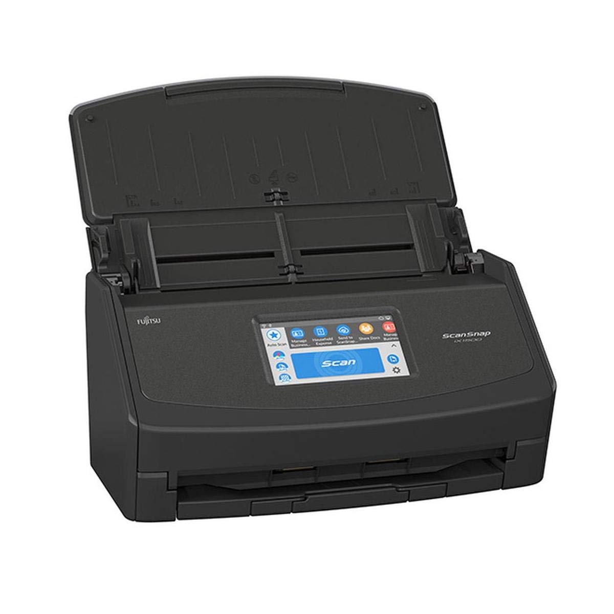 Fujitsu Scansnap Ix1500 Color Duplex Document Scanner With Touch Screen For Mac Or Pc, Black