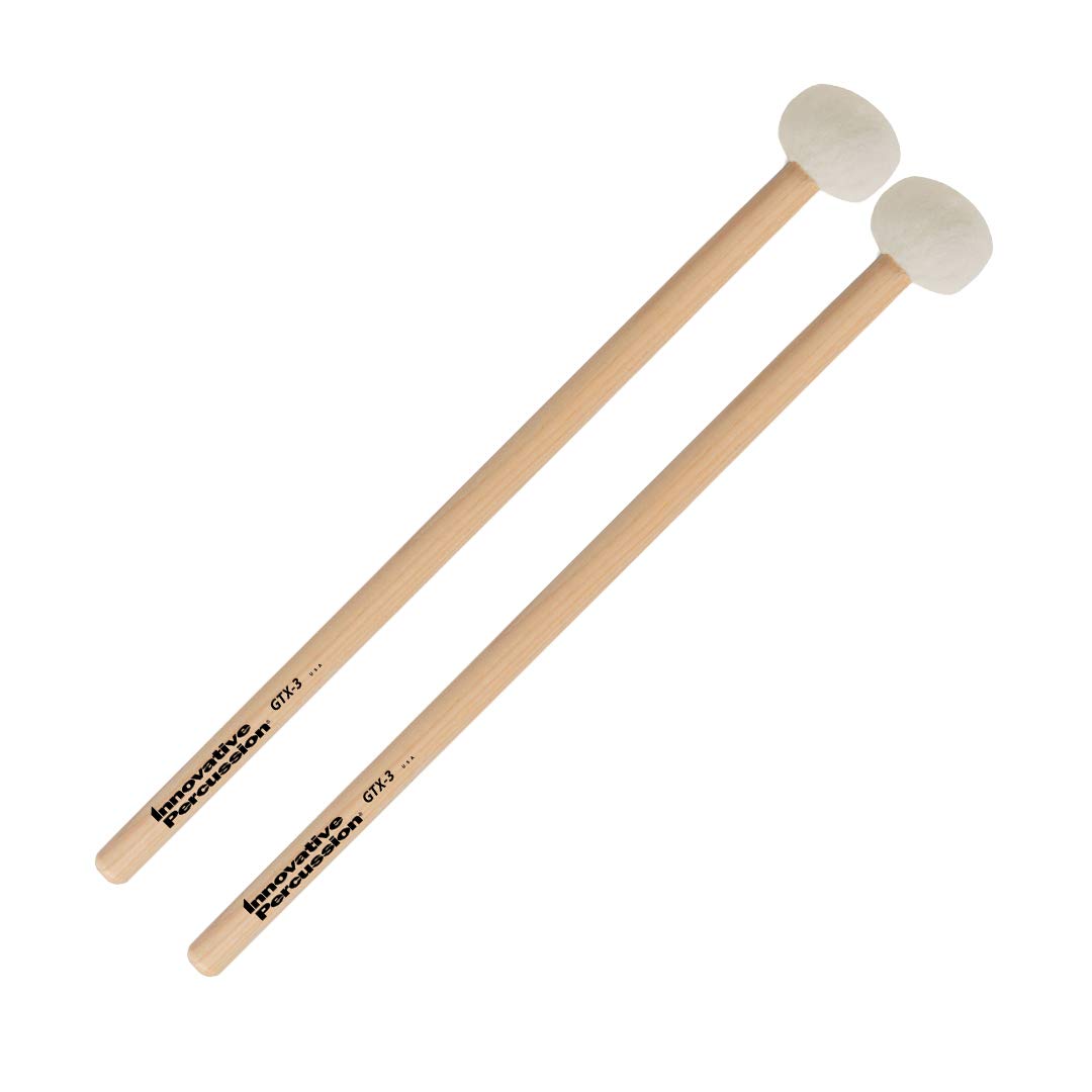 Innovative Percussion Gtx Series Medium, Straight Handle Timpani Mallets (Gtx3)