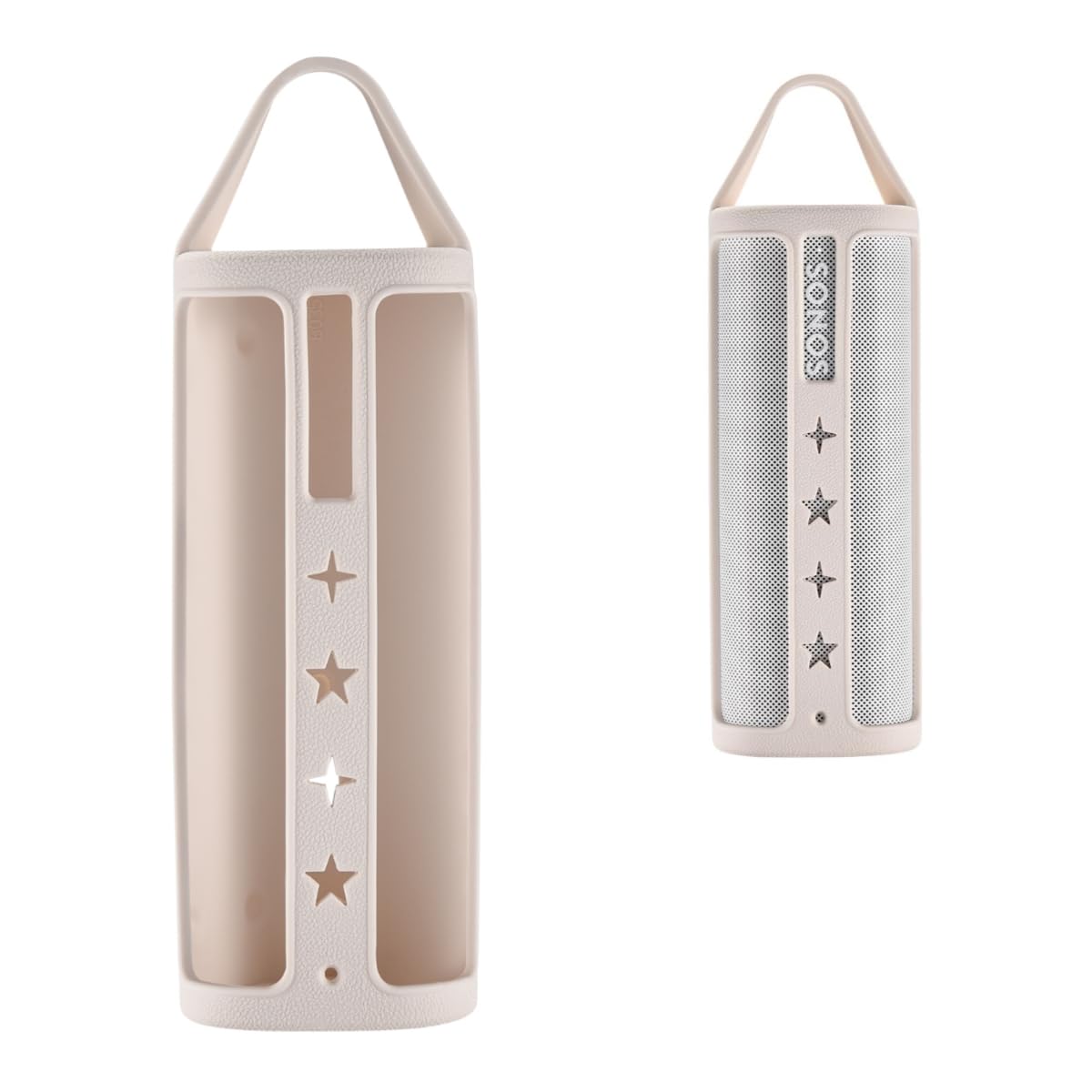 Protective Silicone Carrying Case For Sonos Roam/Sonos Roam 2 Wireless Portable Bluetooth Speaker,Travel Silicone Cover Compatib