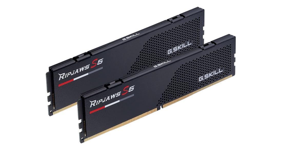 G.Skill Ripjaws S5 Series (Intel Xmp 3.0) Ddr5 Ram 64Gb (2X32Gb) 6000Mt/S Cl30 40 40 96 1.40V Desktop Computer Memory Udimm   Ma