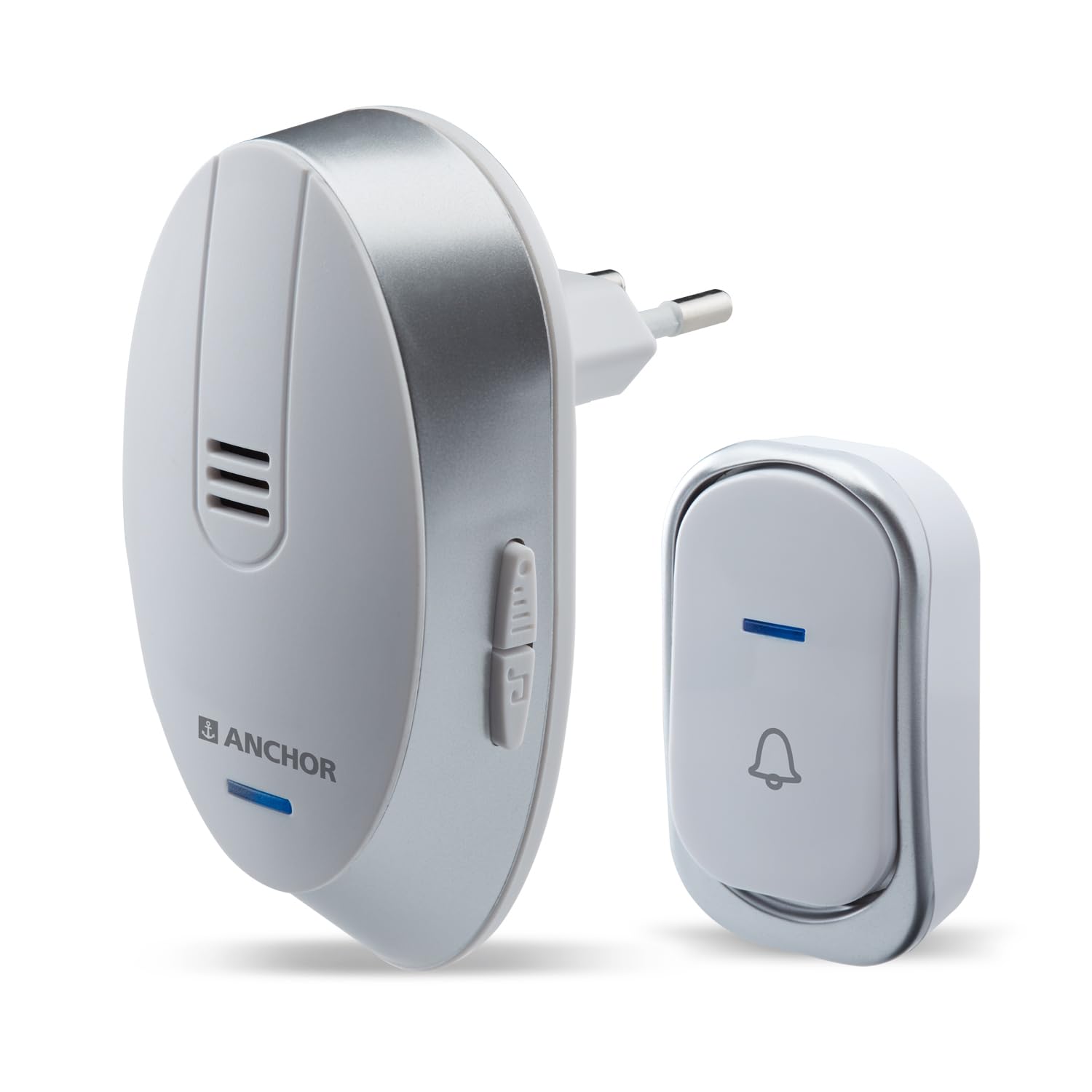 Anchor by Panasonic Wireless Doorbell | 45 Melodies Calling Bell for Home, Office with 120 Meter Operating Range | Door Bell for