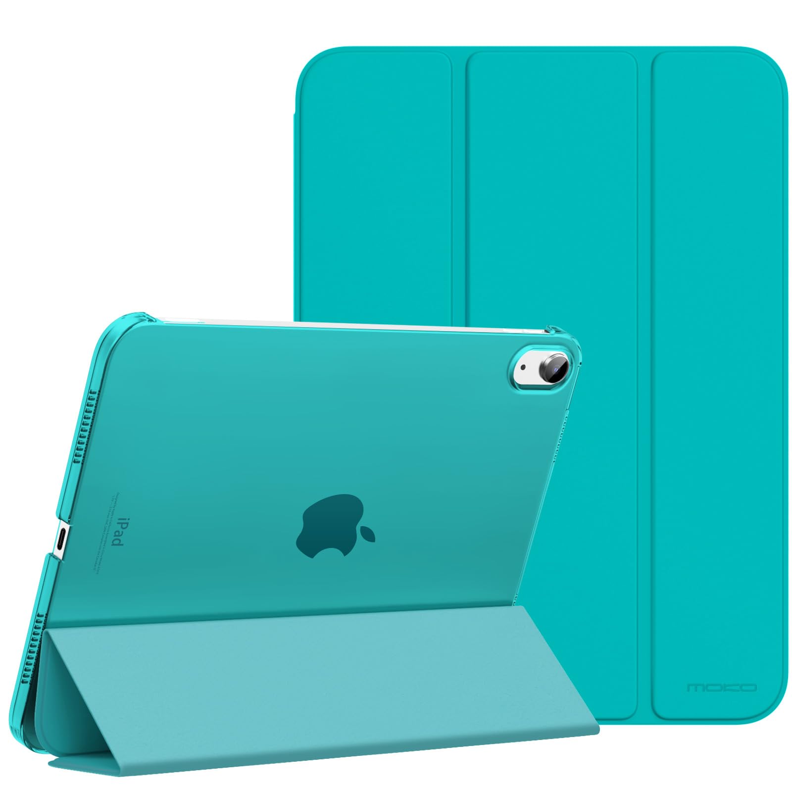 MoKo for iPad (A16) 11th Generation Case 11 Inch 2025, iPad 10th Generation Case 10.9 Inch 2022, Slim Stand Hard PC Translucent 