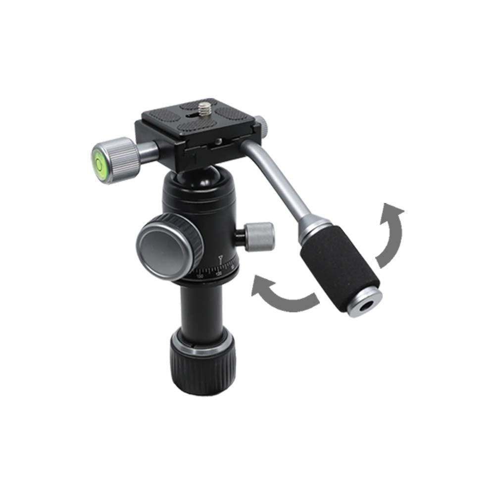 Tripod 50V (Pan Bar, Smartphone Holder Included) | 20'' Light Weight Heavy Duty Aluminum Alloy Portable Tripod | Orangemonkie