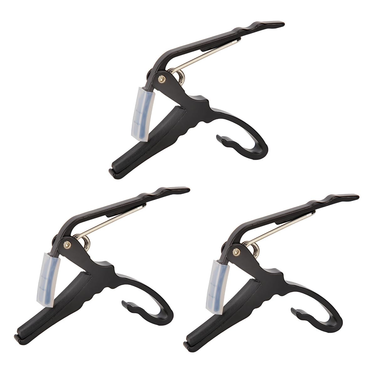 Torsor 3 Pack Guitar Capo Acoustic Capo Guitar Clamp Universal And QuickChange Tuning Clip For Electric Bass Guitar Classic 6S