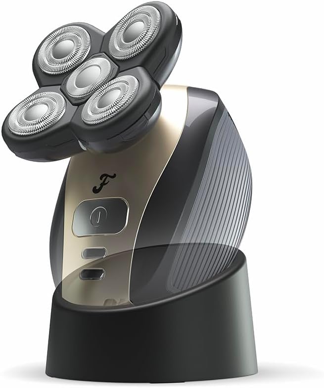 Flexseries Charging Dock And Cord - Men'S Premium Quality Charging Stand For Flexseries Head Shaver From Freebird
