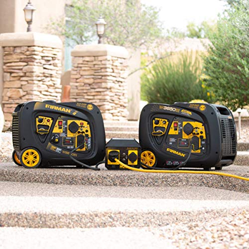 Firman W03383 Remote Start Gas Generator - 3650/3300W,Black