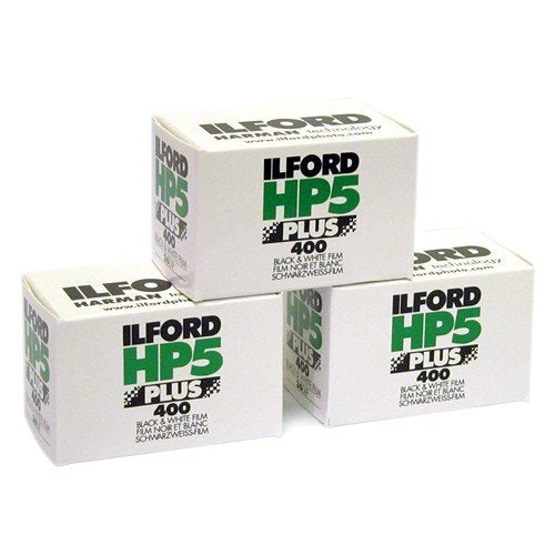 3 X Llford Hp5 Plus 400, 24 Exp, 35Mm Black And White Print Film
