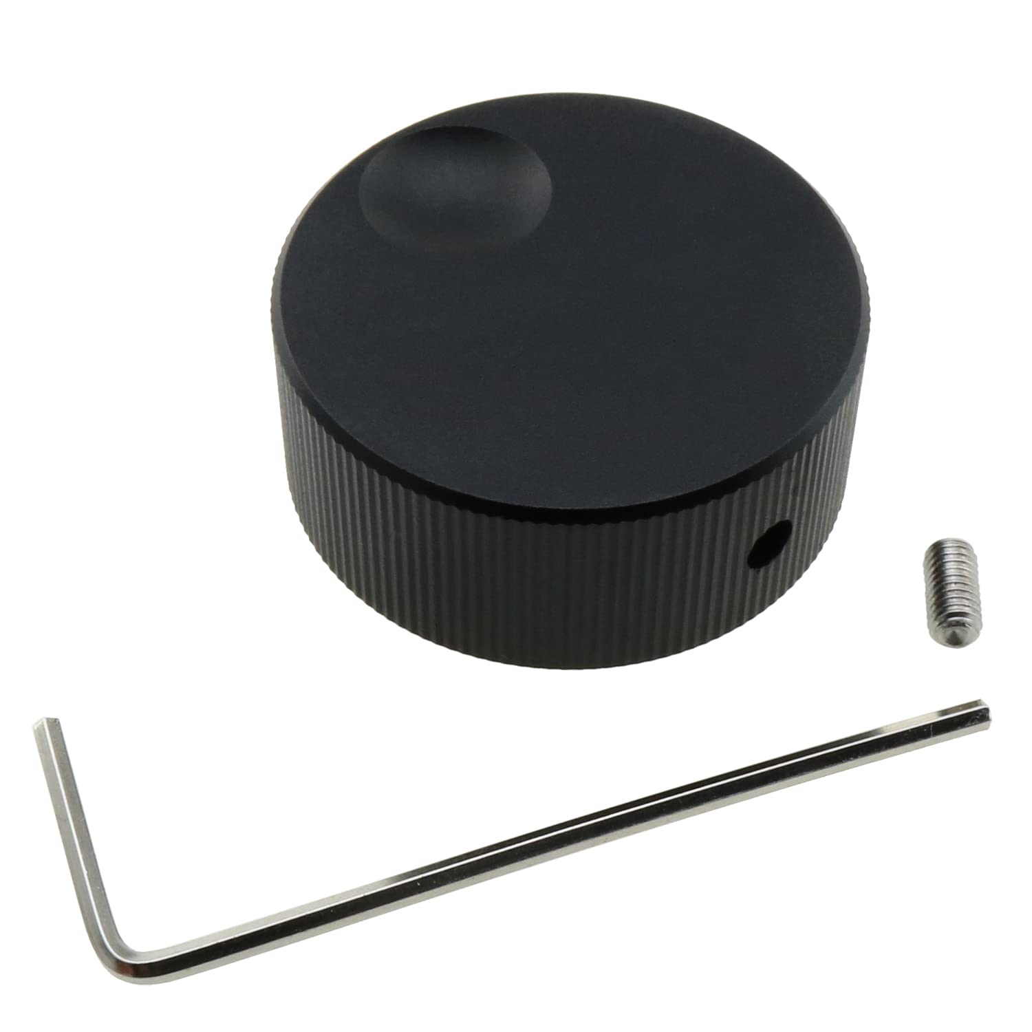 Volume Control Switch Knob Luorng 2Pcs 32X13Mm Aluminum Sound Control Rotary Switch Knob For 6Mm Potentiometer Volume Tuning Kno