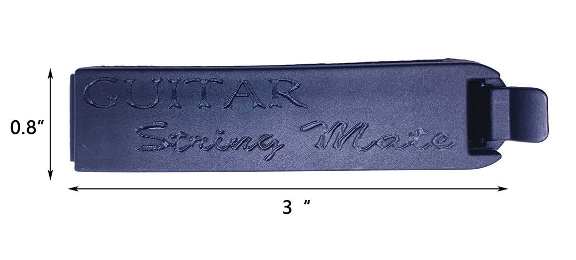 Tuoren 2Pcs Guitar String Mute Noise Damper Acoustic Guitar Muffler Silencer Practice Tool Black   Built In Mute Felt Material