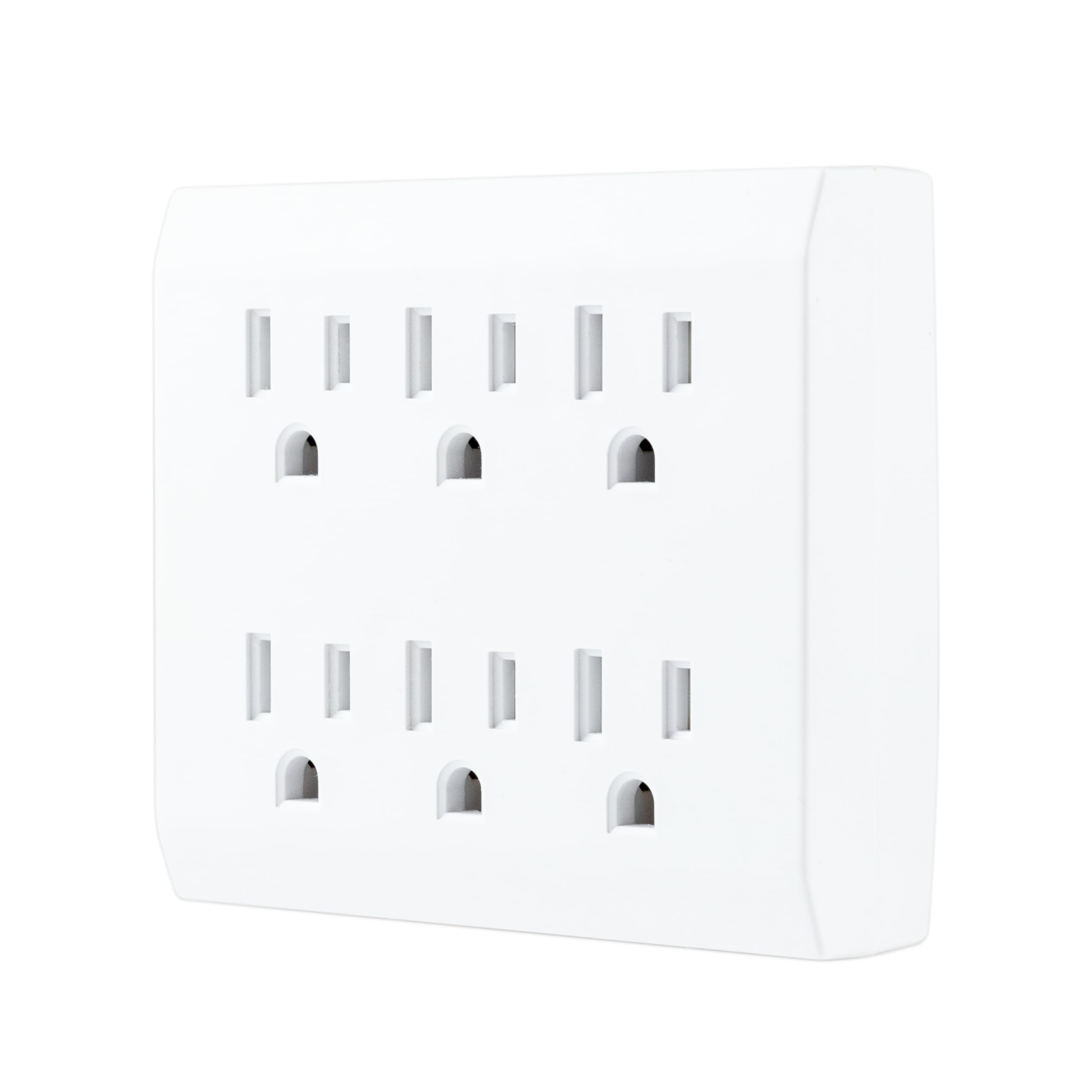 Ge 6 Outlet Extender Surge Protector, Tamper Resistant Safety Outlets, Automatic Shutdown Technology, 440 Joules, Great For Holi