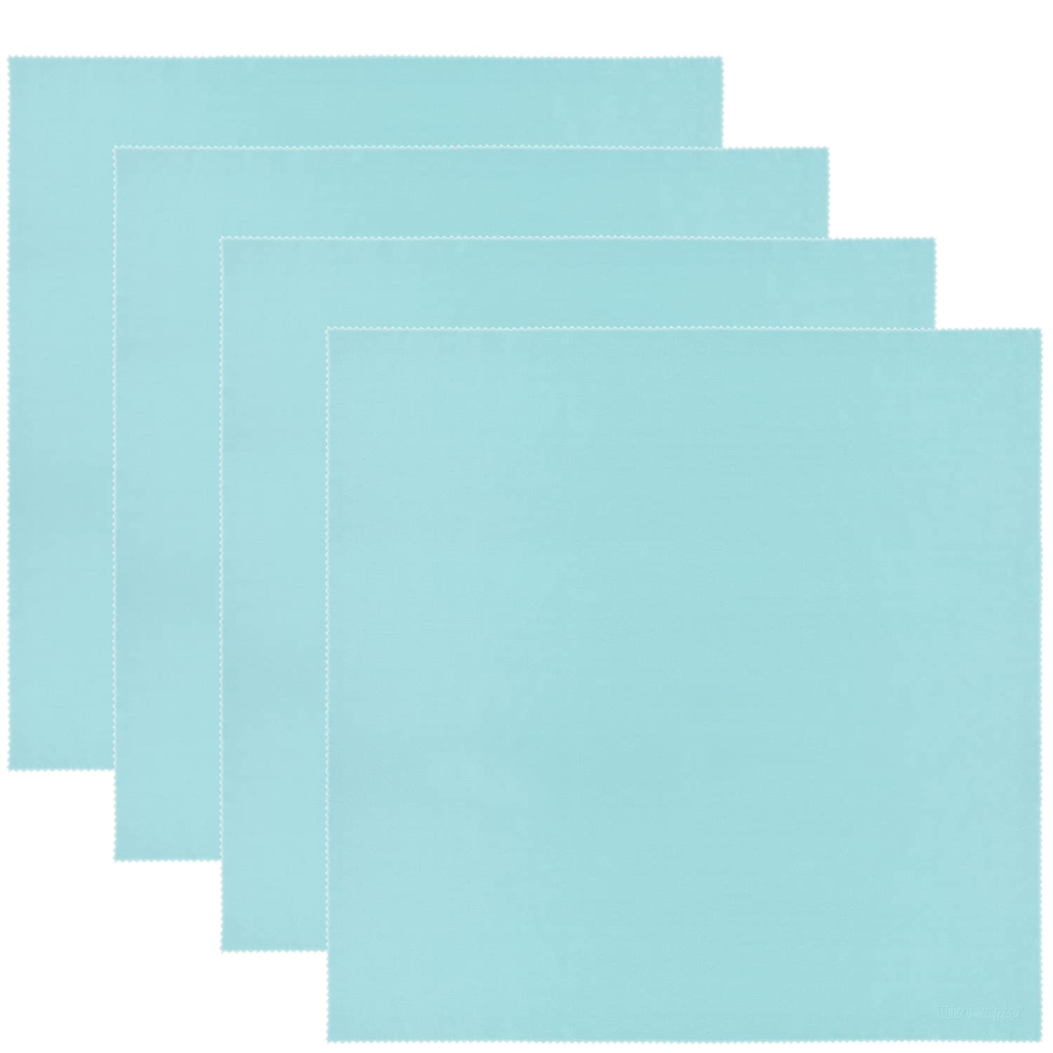 Wisdompro Extra Large 4 Pack Microfiber Cleaning Cloth For Laptop, Lcd Tv, Computer Screen, Monitor, Tablet, Camera Lens, Glass,