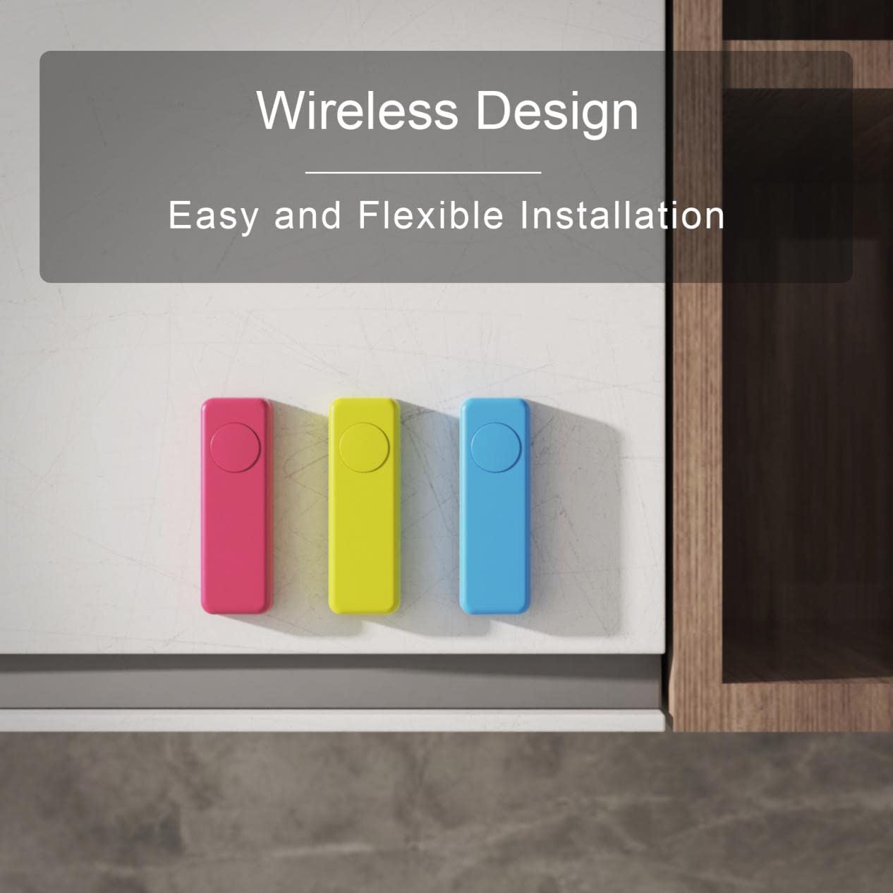 Thirdreality Zigbee Smart Button 3 Pack, Red Blue Yellow, 3 Way Remote Control, Require Zigbee Hub, Work With Smartthings, Aeote