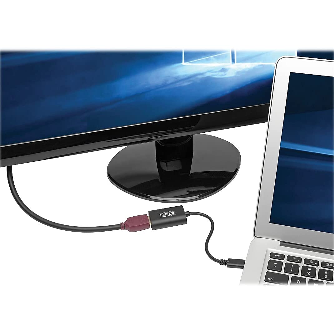 Tripp Lite Usb C To Hdmi Video Adapter Converter, 4K X 2K, M/F, Thunderbolt 3 Compatible Usb Type C, 6'' (U444 06N Hd4K6B) , Bla