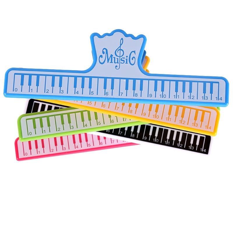 Ccecce 5 Pack Music Book Clip To Hold Book Open Music Page Paper Sheet Note Holder Clips For Music Reading Stand Guitar Piano Vi