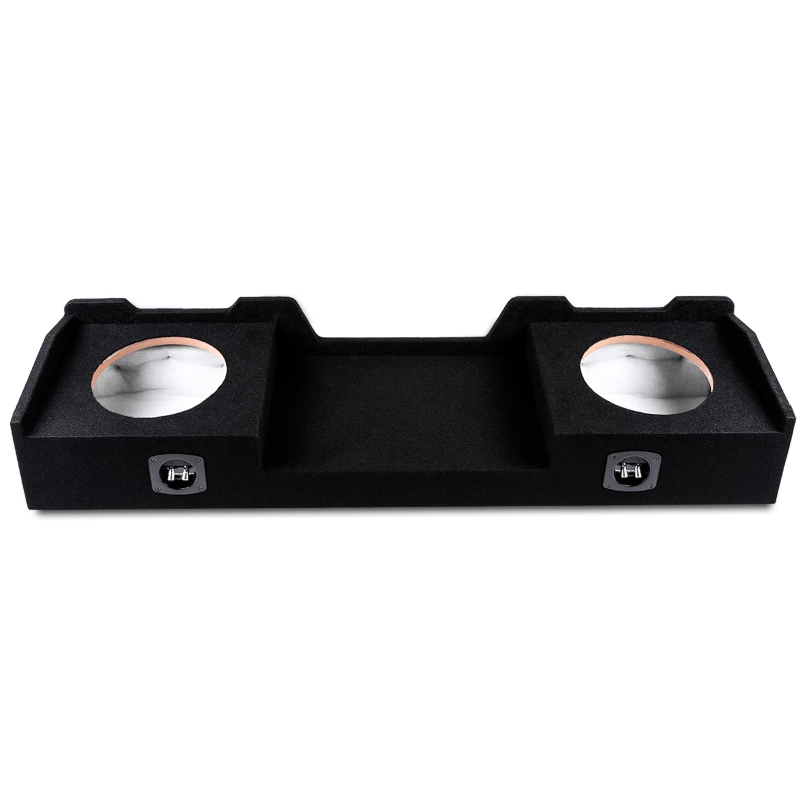 Skar Audio Dual 10" Subwoofer Enclosure for 1999-2006 Chevy Silverado/GMC Sierra - Black, Model VS-2X10GM-EXTCAB