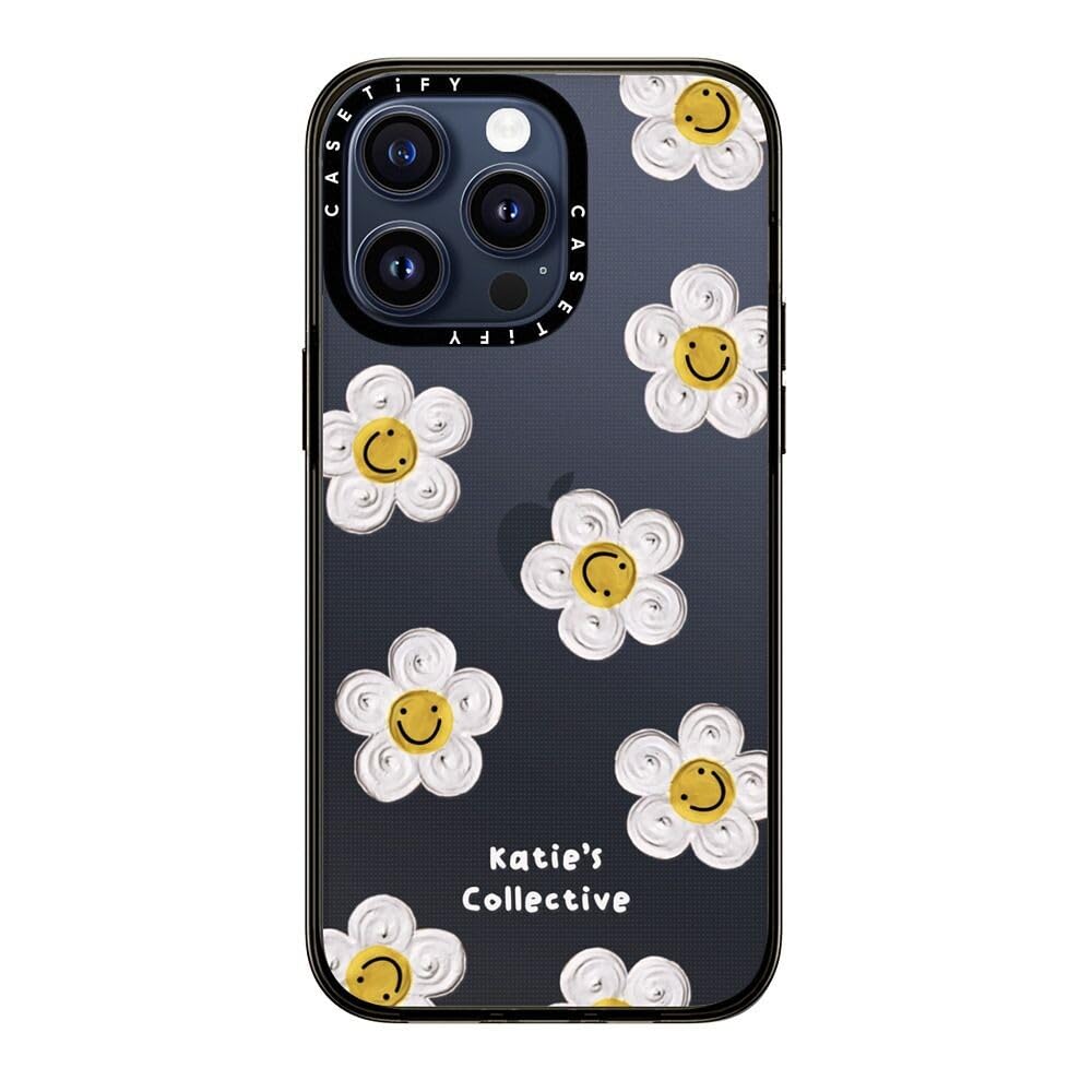 Casetify Compact Iphone 15 Pro Max Case [2X Military Grade Drop Tested / 4Ft Drop Protection]   Flower Prints   Daisy By Katie S