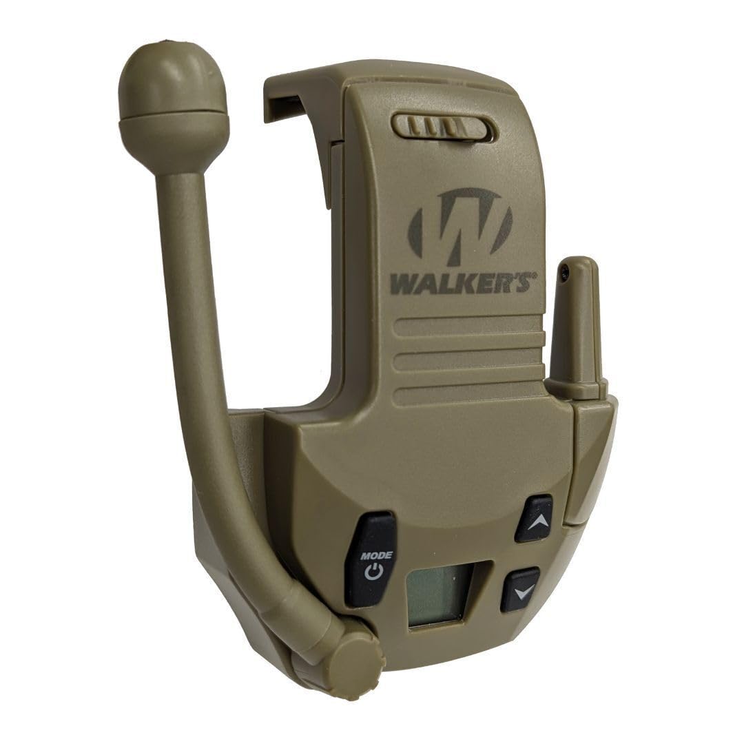 Walker'S Razor Walkie Talkie Attachment - 22 Channels 3 Miles Range Distance Voice-Activated Handsfree Communication Device For 