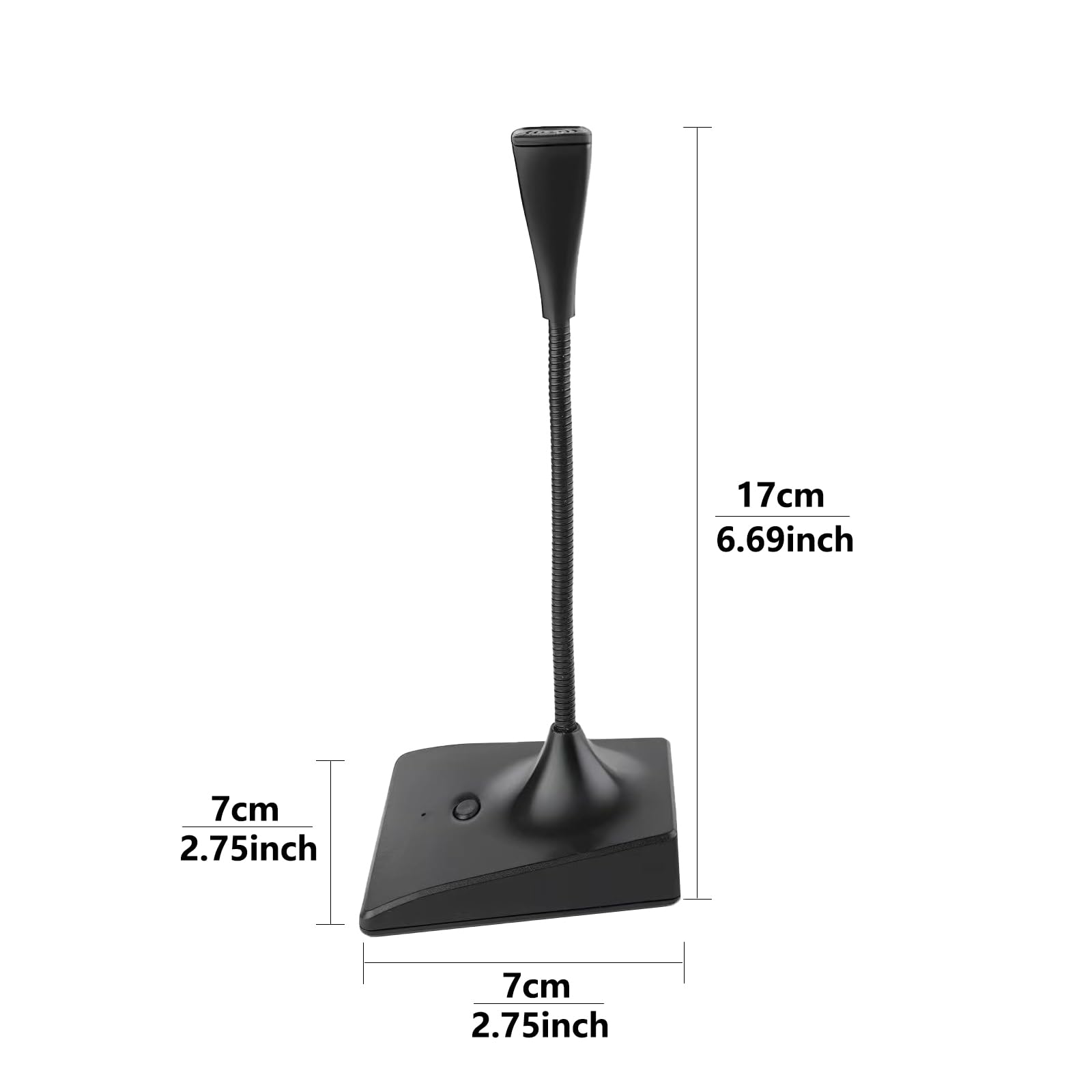 Landibo Usb Pc Microphone,Professional Adjustable Gooseneck Usb Podcast Microphone Compatible With Pc/Mac Driverless Plug And Pl