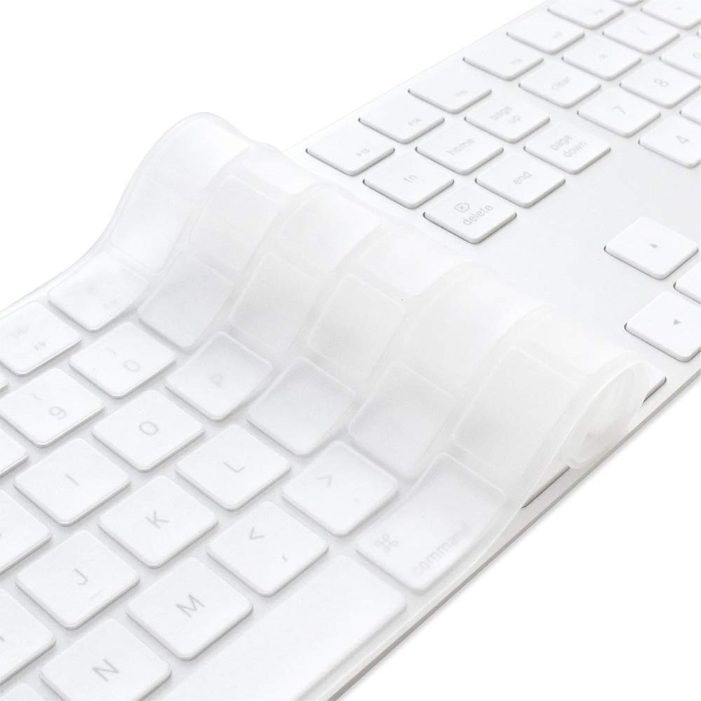 Proelife Keyboard Cover Skin For 2018 2017 Apple Imac Magic Keyboard With Numeric Keypad Mq052Ll/A A1843 (Item Folded In Package