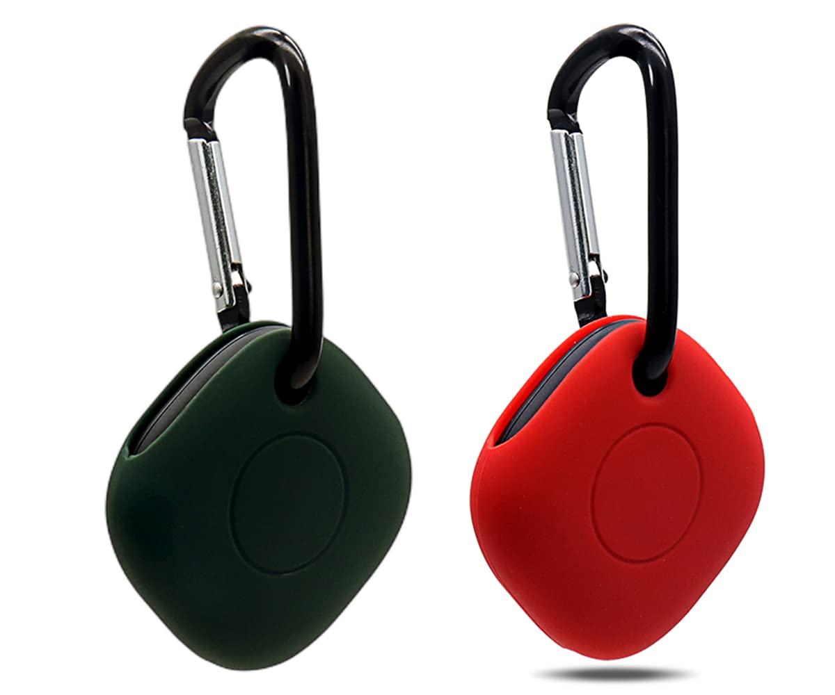 Doweiss (2 Packs) Samsung Galaxy Smarttags Cases, Premium Soft Skin Rubber Protective Cases Cover Anti Scratch Lightweight With