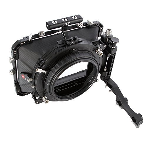 Jtz Dp30 Cine Carbon Fiber 4X5.65 Inch Swing-Away Lens Matte Box 15Mm / 19Mm Rod Railblocker For Sony Fs5 Fs7 Arri Red Canon C10