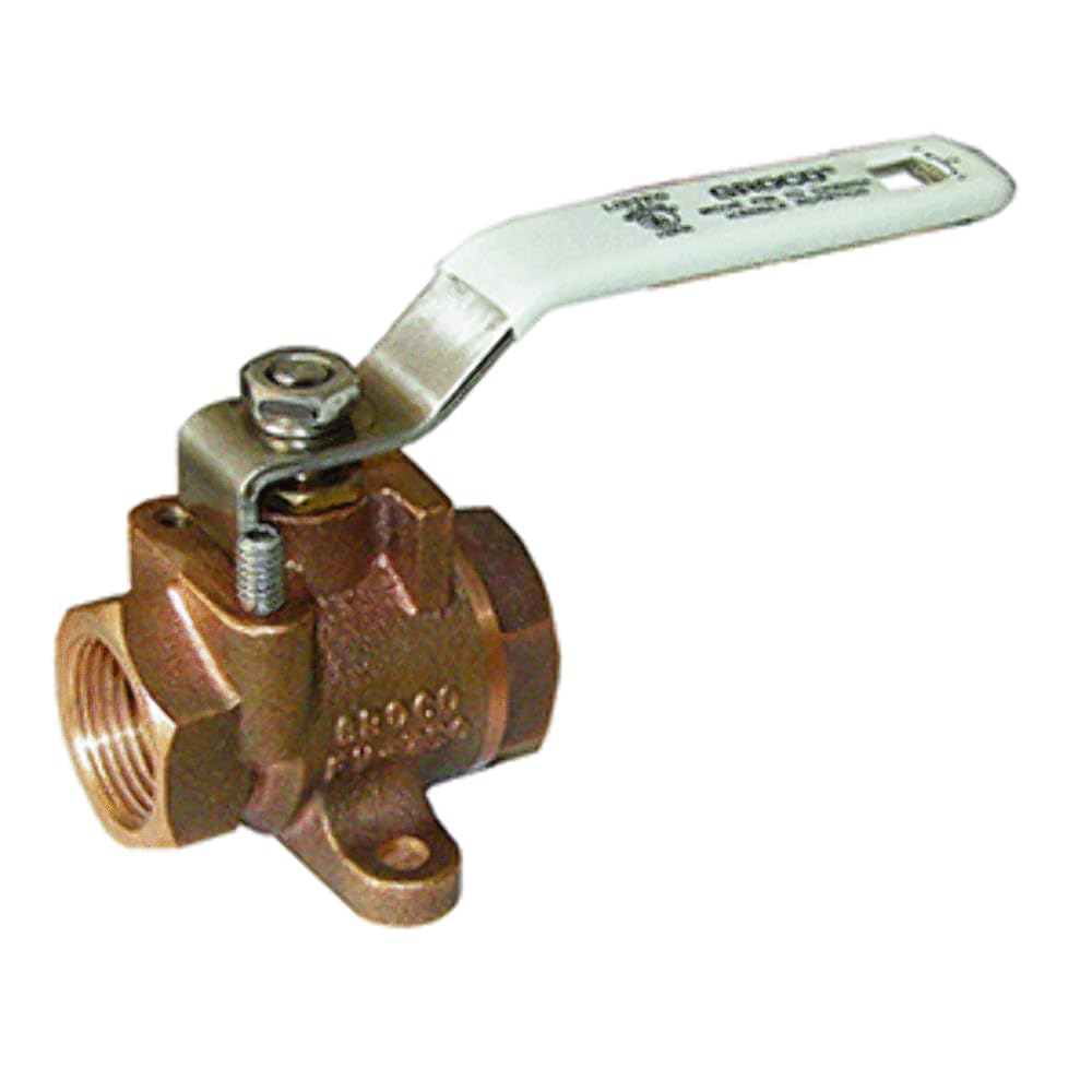 Groco 3/4'' Npt Bronze Inline Fuel Valve,WBIASB000XBJ6ZQ