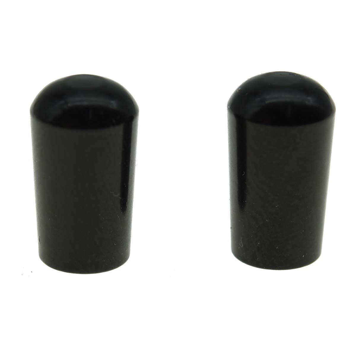 Kaish 2Pcs Black Metric M4 Metal Lp Guitar Toggle Switch Tip 3 Way Pickup Switch Knob For Epi