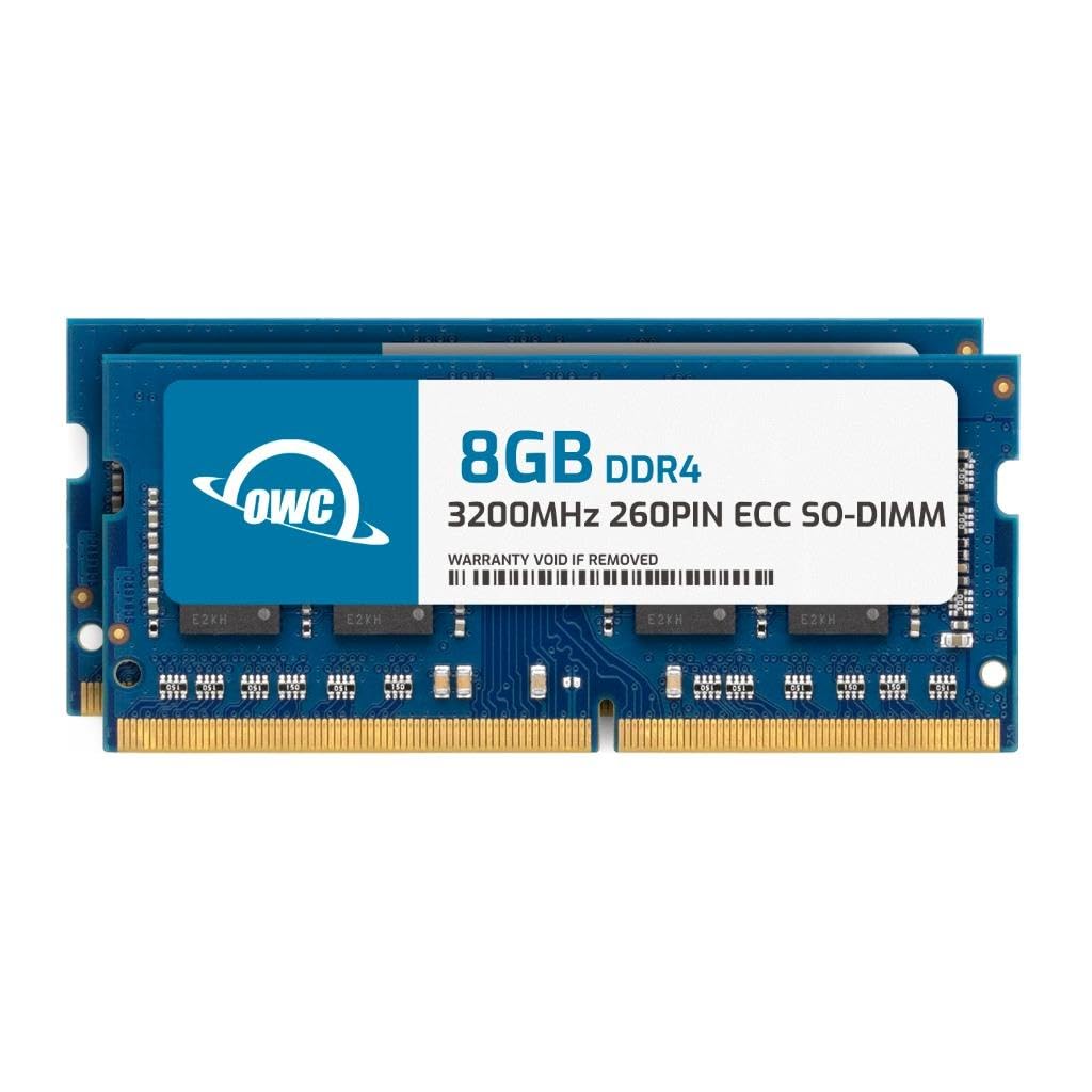 Owc 16Gb (2X8Gb) Ddr4 3200Mhz Pc4 25600 Cl22 1Rx8 Ecc Unbuffered Sodimm 1.2V 260 Pin Memory Ram