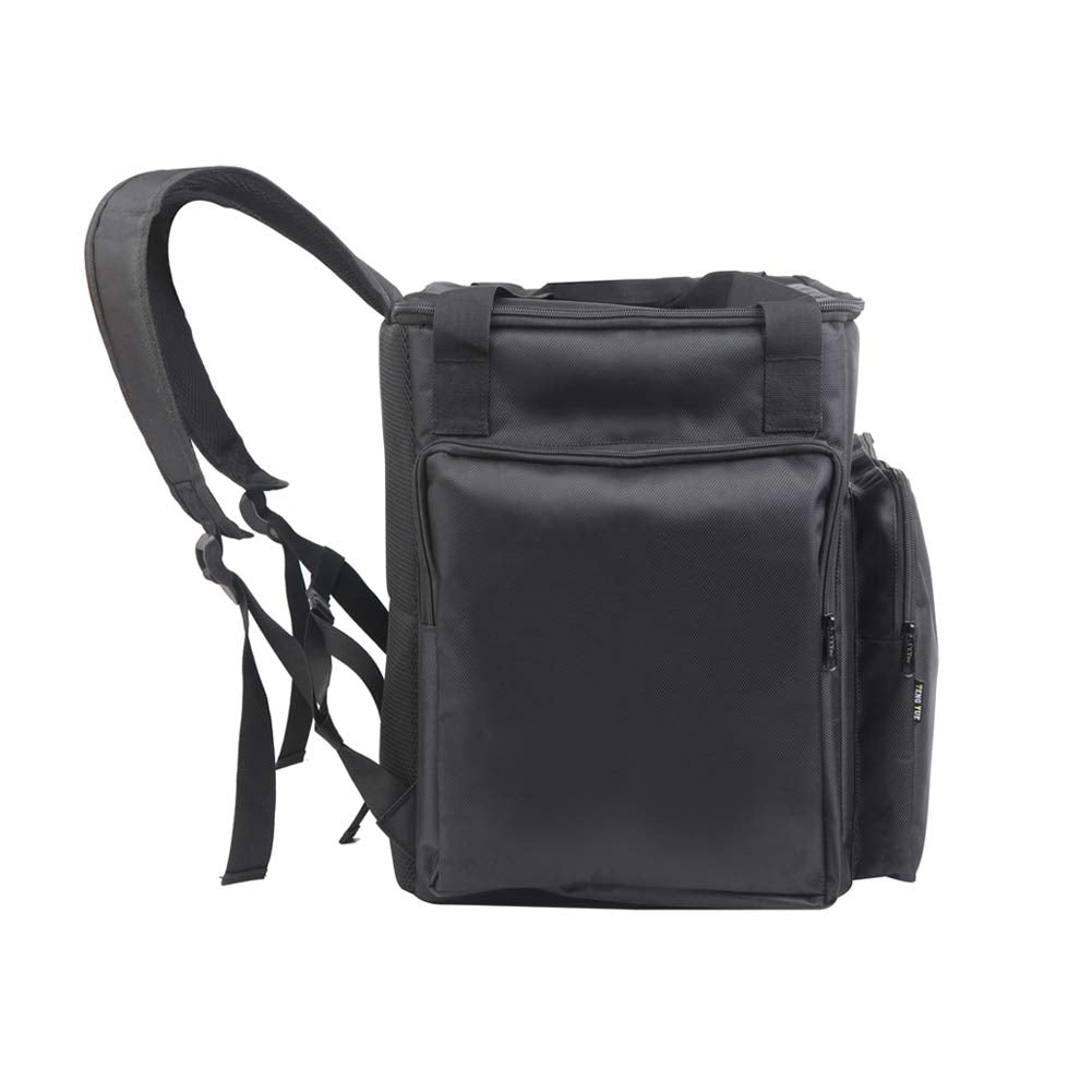 Hallart Mini Itx Pc Computer Case Travel Storage Carrying Bag,Waterproof&Shockpoof,Black