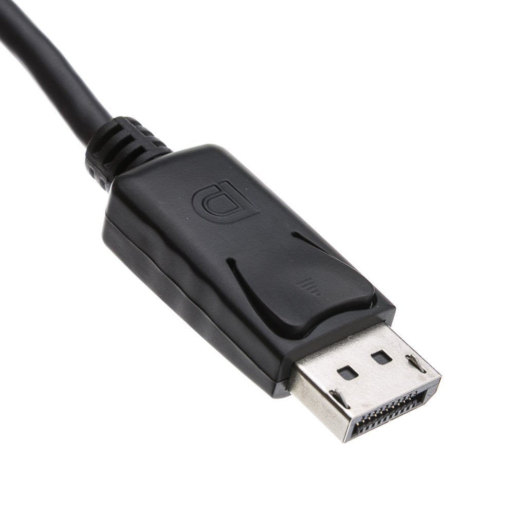 Displayport To Vga Adapter Cable, Displayport Male To Hd15 Female, Only Works From Displayport To Vga, 6 Inch