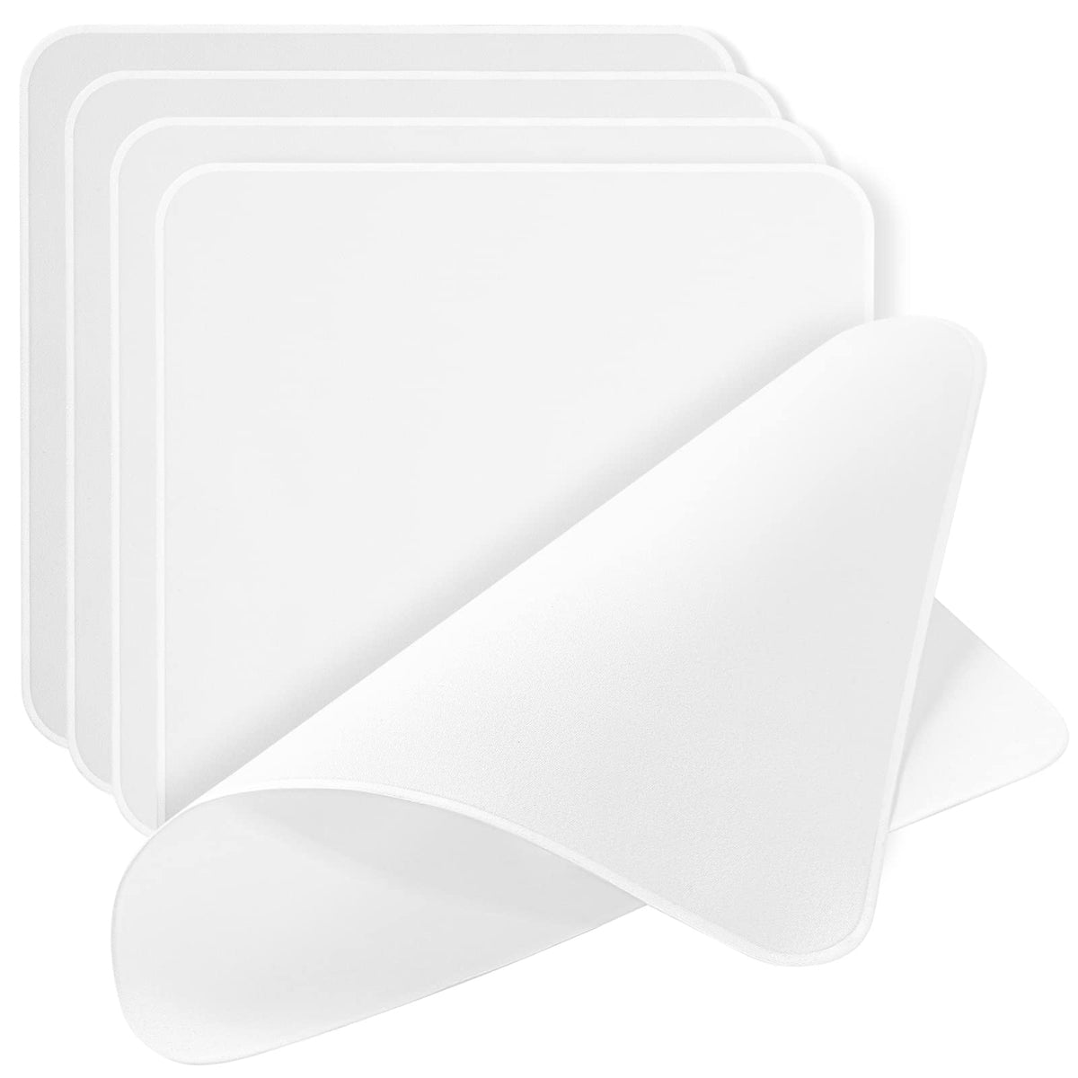 Aawipes Polishing Cloths Double-Layer 5 Packs (6.3' X 6.3', White, 320 Gsm) Compatible With Apple Iphone, Ipad, Macbook, Iwatch, Soft & Nonabrasive Superfine Microfiber Cleaning Cloths (X3602)
