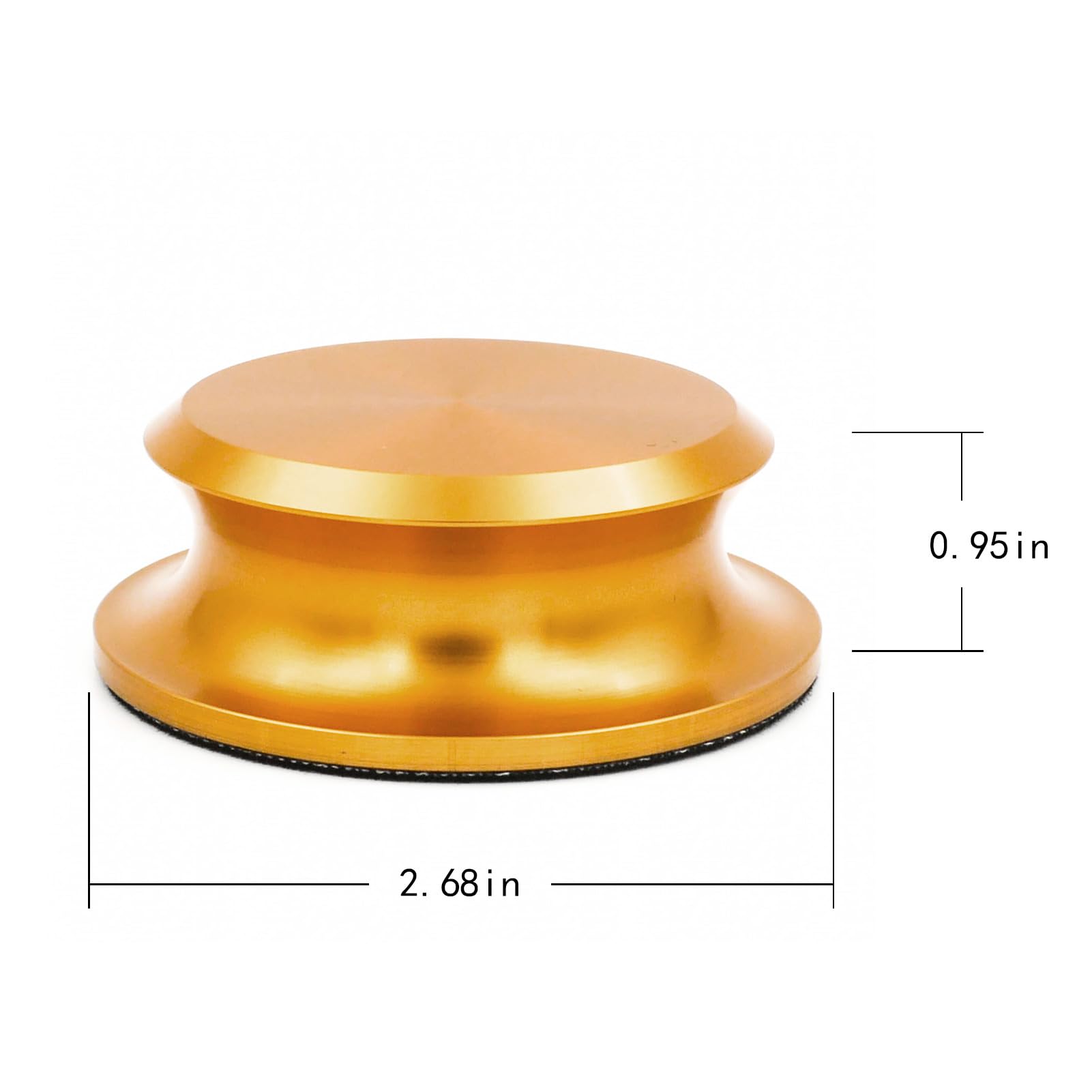 Menesia Record Weight Stabilizer, Turntable And Vinyl Record Weight, Premium Vinyl Stabilizer For Superior Sound (Gold)